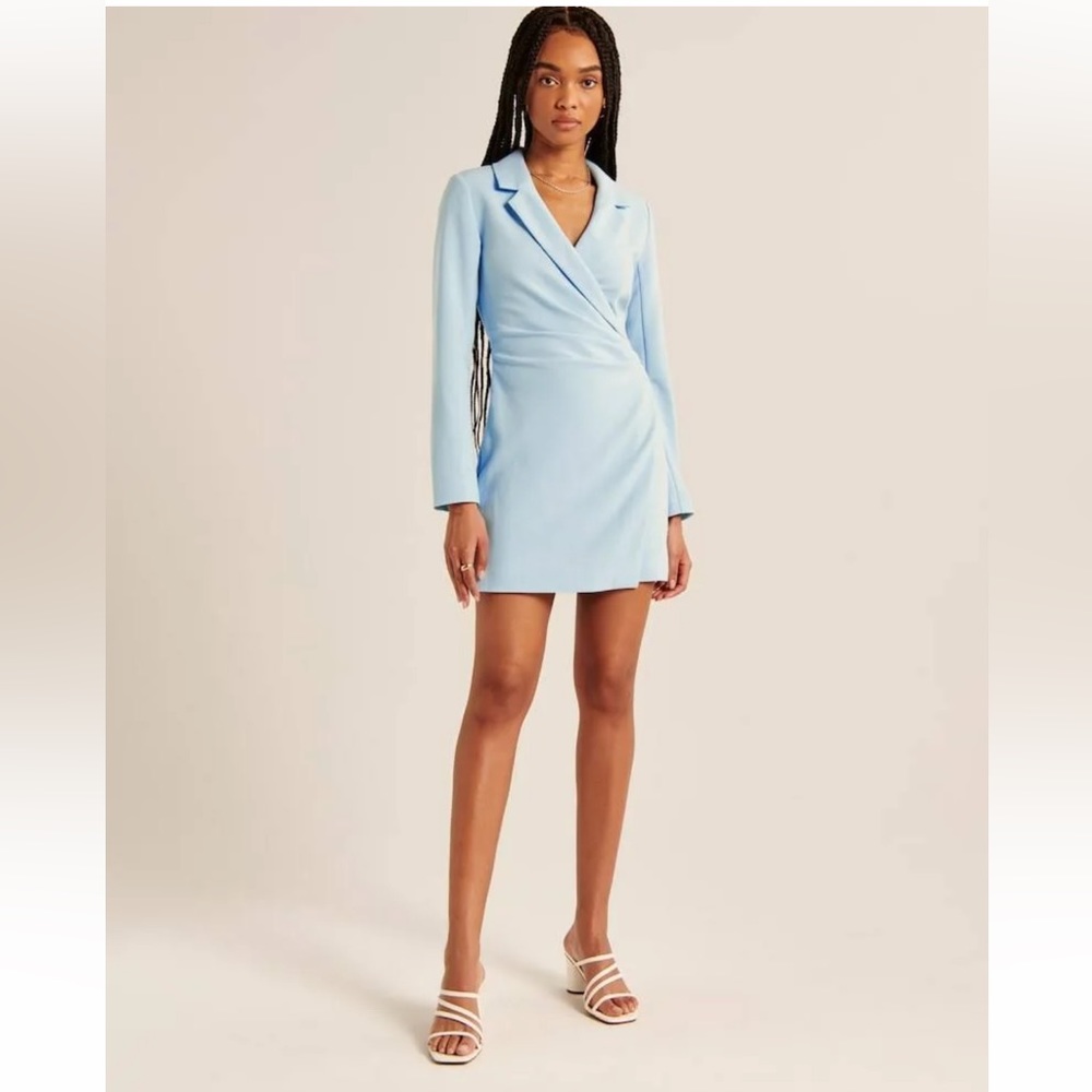 Blue NWT Abercrombie Blazer Dress